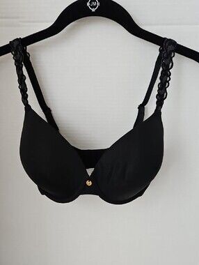 Natori | NWOT Women's Black Pure Luxe Coverage Contour Underwire Bra Sz 30DDD